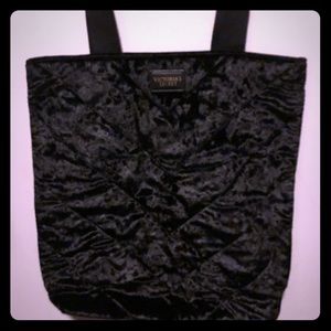 Victoria secrets velvet tote bag